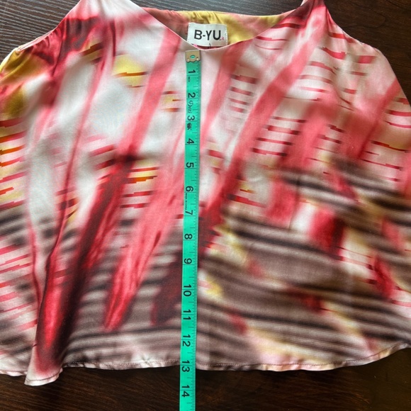NWT B-YU -  Flowy Crop Tank Top - Size M - Made in Italy - Picture 10 of 13